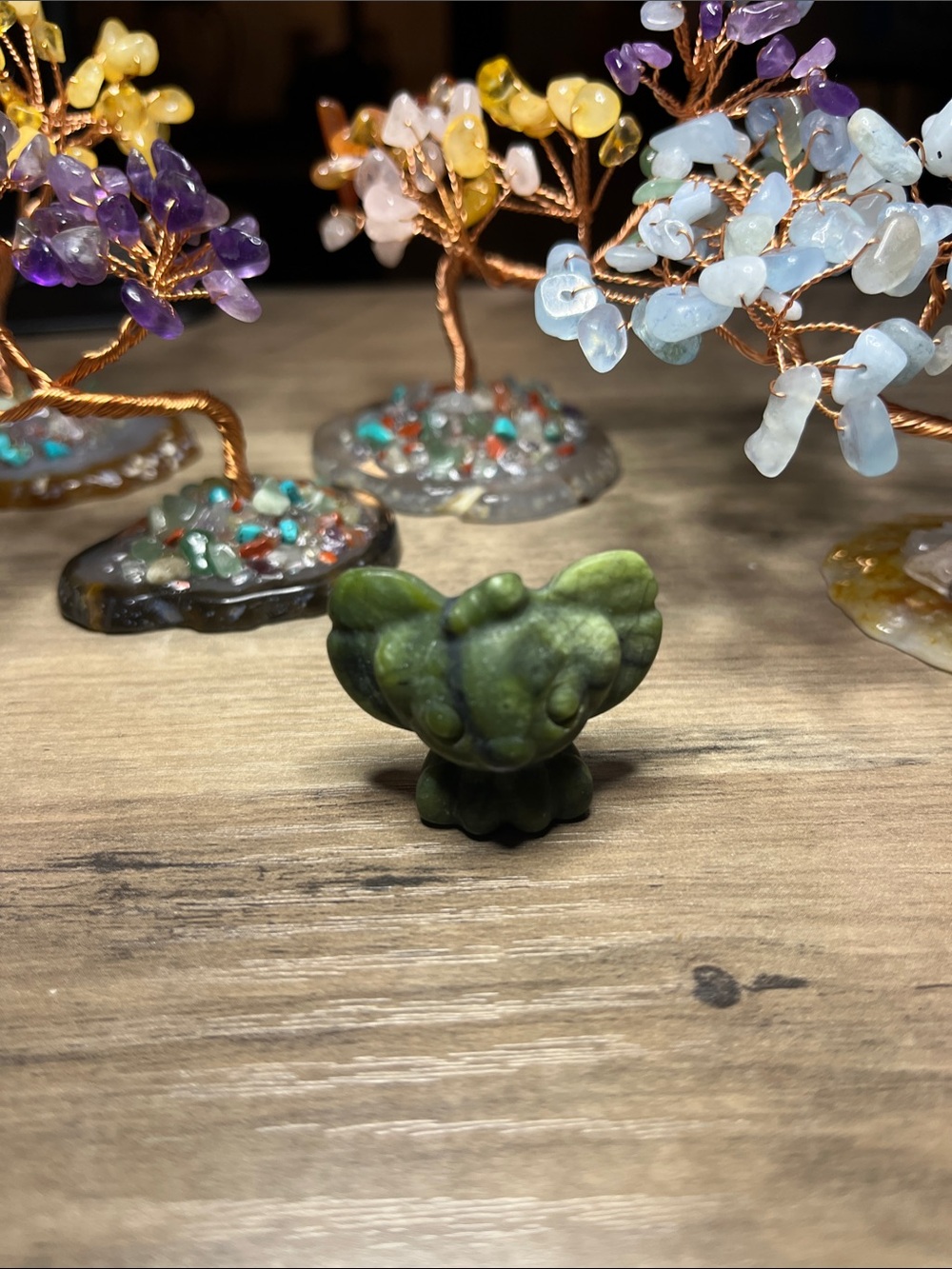 Stitch Hand-Carved Green Aventurine